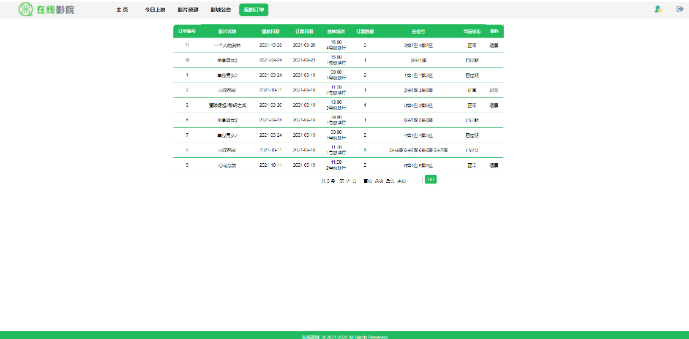java电影院购票管理系统web电影城综合电影票预订mysql源码报告bs