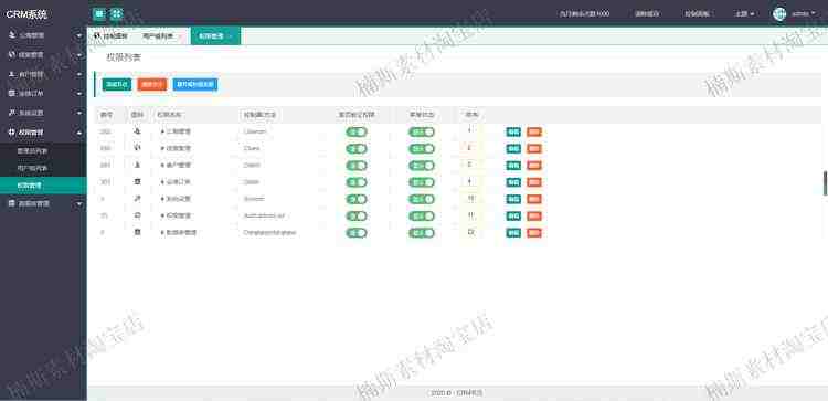 crm客户管理系统源码php项目客户订单管理项目自适应移动layui