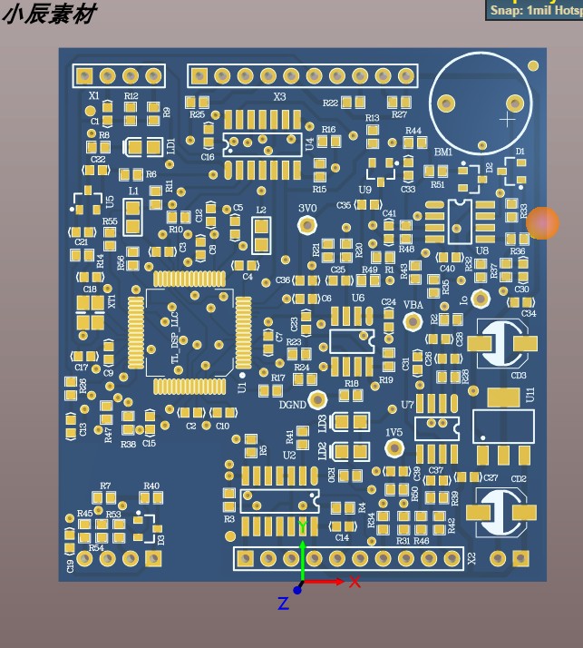 TMS320F28035车载充电机开关电源PCB+原理图+源码 单相PFC全桥LLC