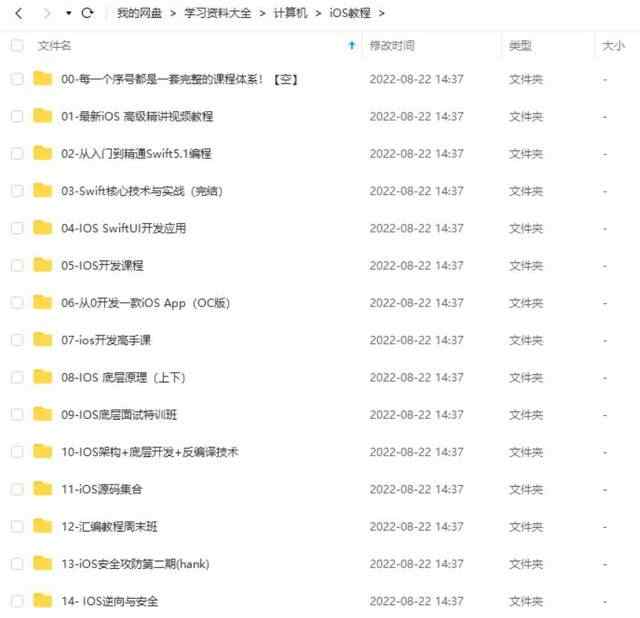 2023iOS开发教程视频苹果app项目源码swift5编程Object-c实战项目