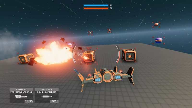 Unity3D Space Combat Kit 2.4 太空战机射击战斗游戏模板源码
