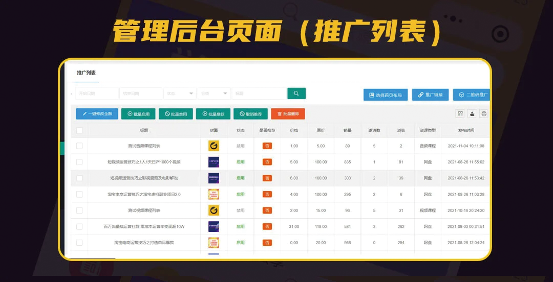 智创云享知识付费系统搭建小程序源码流量主源码支持分站