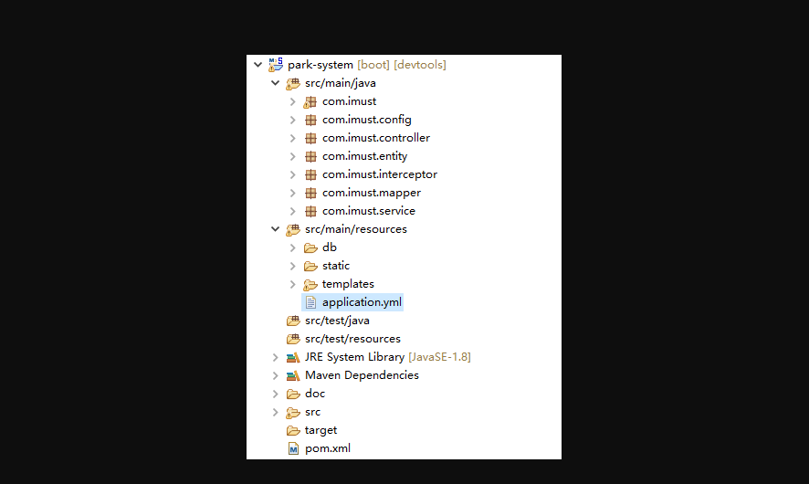 ssm停车位停车场收费管理系统java源码jsp web bs mysql