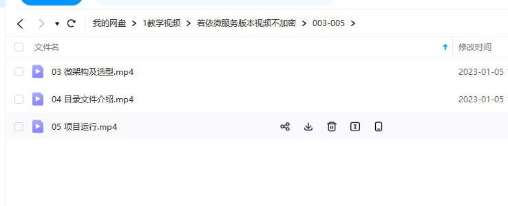 若依微服务版本教学视频视频教程开发文档源码若依框架系列教程