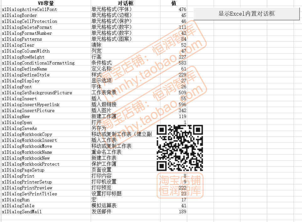EXCEL VBA实例源码函数源代码基础操作控件控制程序宏模块对象