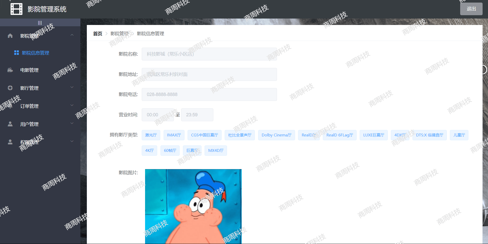 基于Springboot和Vue的电影售票管理系统源码mysql项目前后端分离