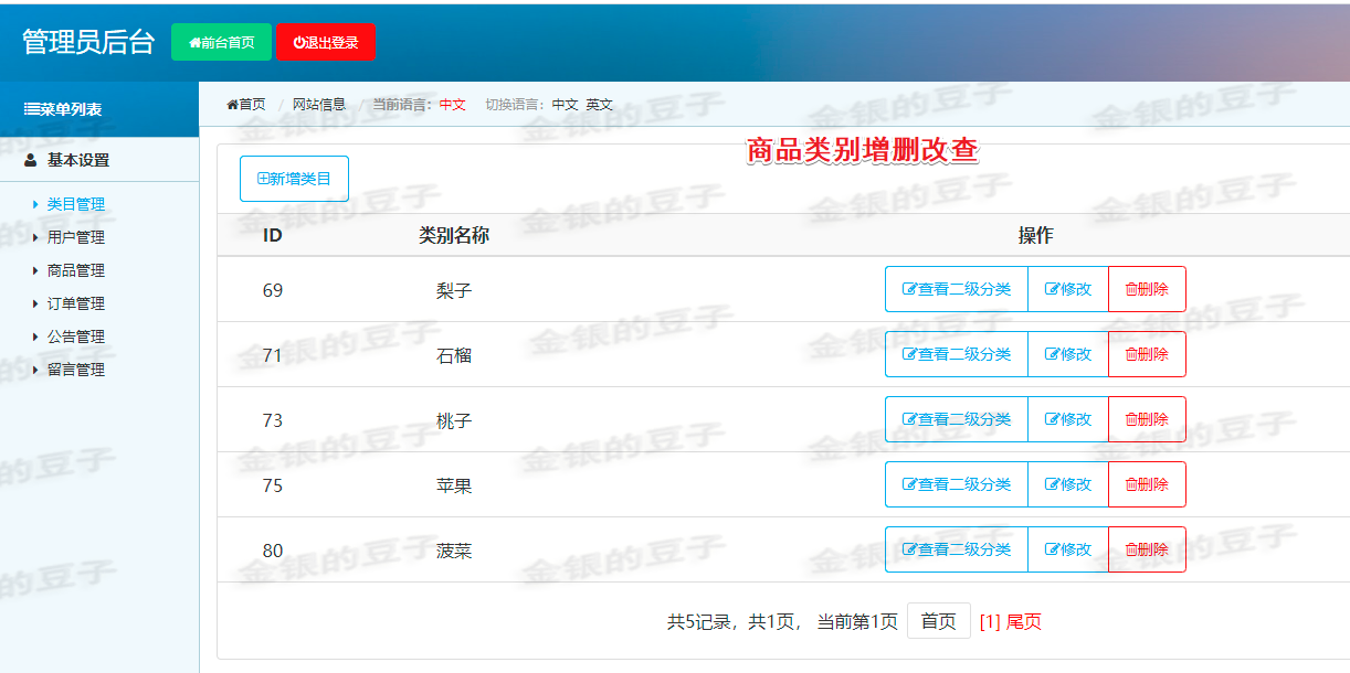 java ssm maven jsp水果商城 在线购物商城idea项目源码程序代码