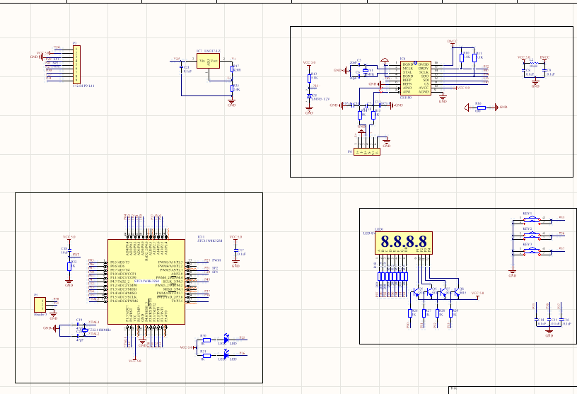 可调量程智能压力开关PCB+原理图+源码！！！STC15单片机