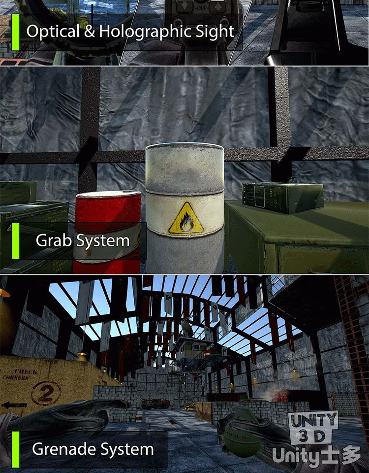 Unity3D射击游戏项目模板源码U3D素材Aurora FPS Engine 2.5.1