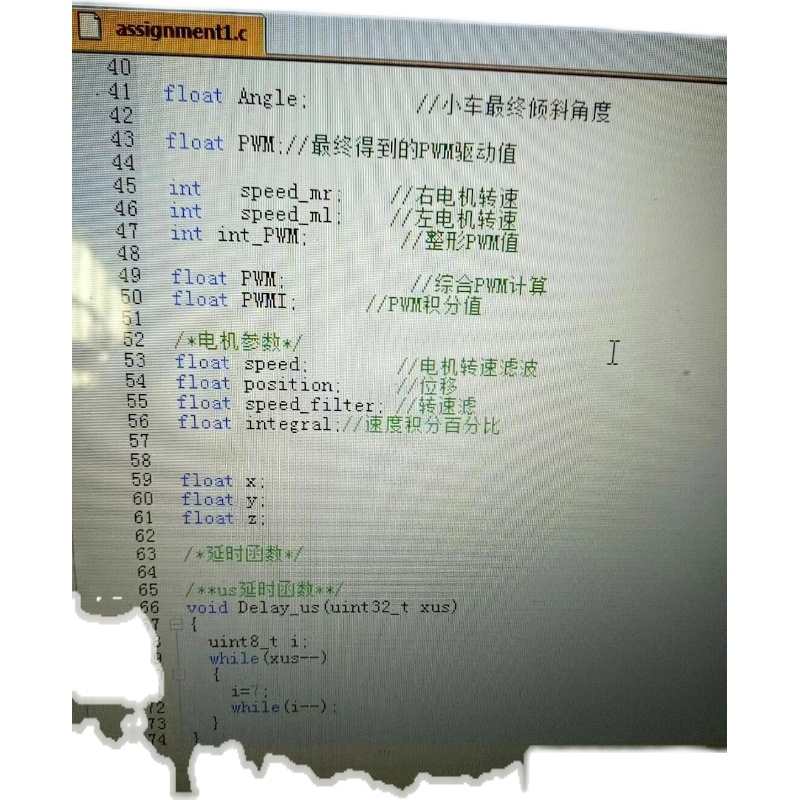 STM 32开发的载人双轮平衡车驱动板控制系统，包括程序源码加原理