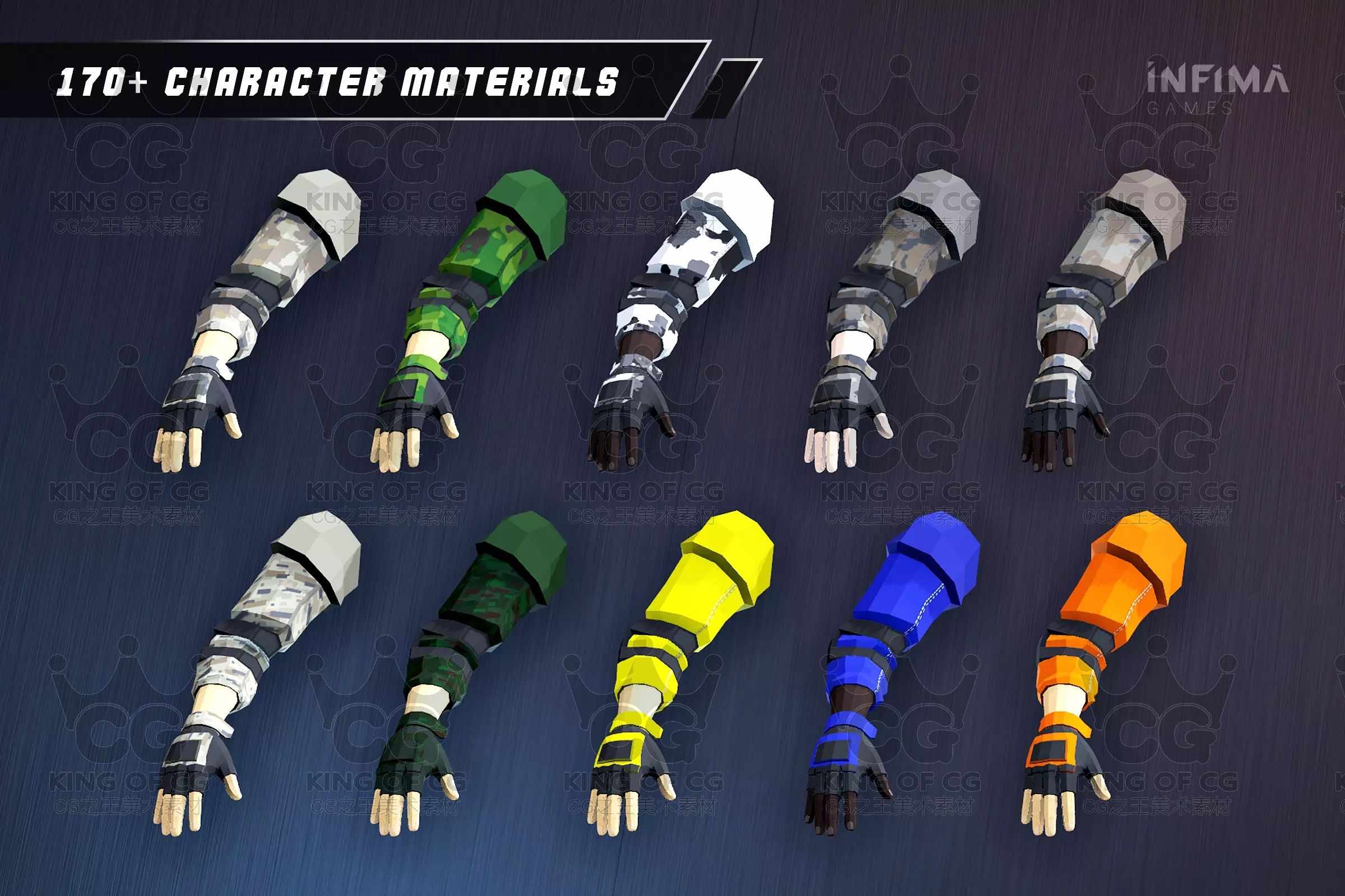 Unity3D卡通射击游戏项目源码Low Poly Shooter Pack V4.3 4.3.0