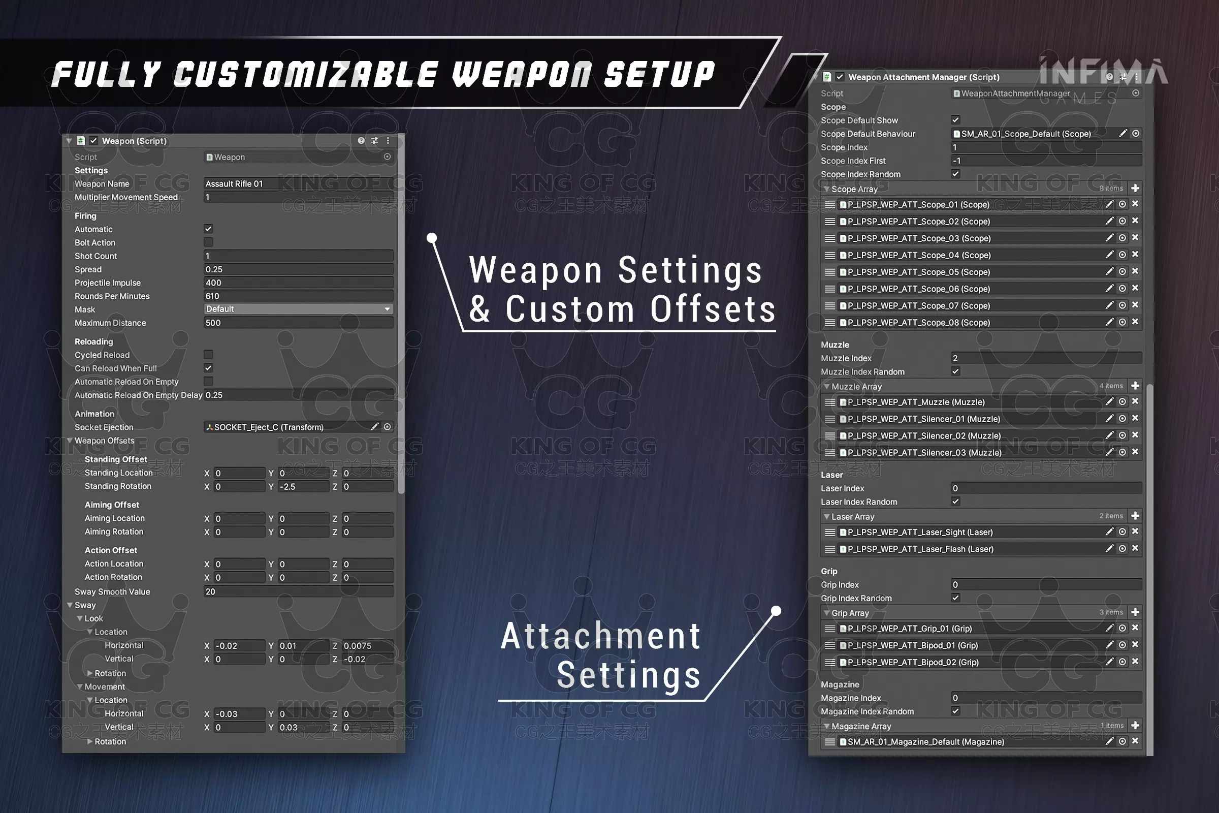 Unity3D卡通射击游戏项目源码Low Poly Shooter Pack V4.3 4.3.0