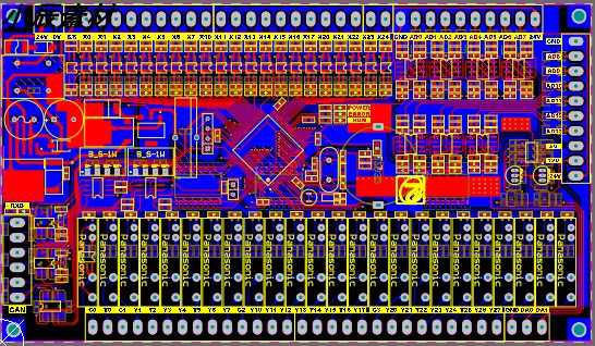 Fx3U源码 STM32仿三菱PLC，国产PLC方案 PCB原理图源码