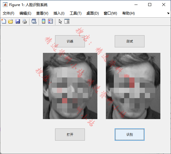 Matlab人脸识别源码PCA Adaboost DLDA 费舍尔算法有GUI算法演示