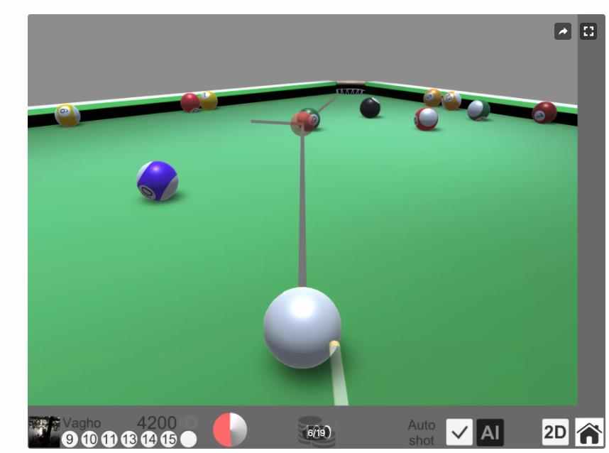 unity 8球台球 多人桌球游戏 完整工程源文件 U3D游戏源码 资源