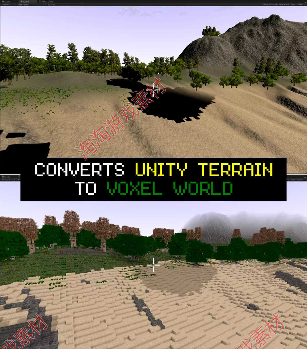 Unity3d Voxel Play 2 v11.2 二代体素像素引擎沙盒游戏模板源码