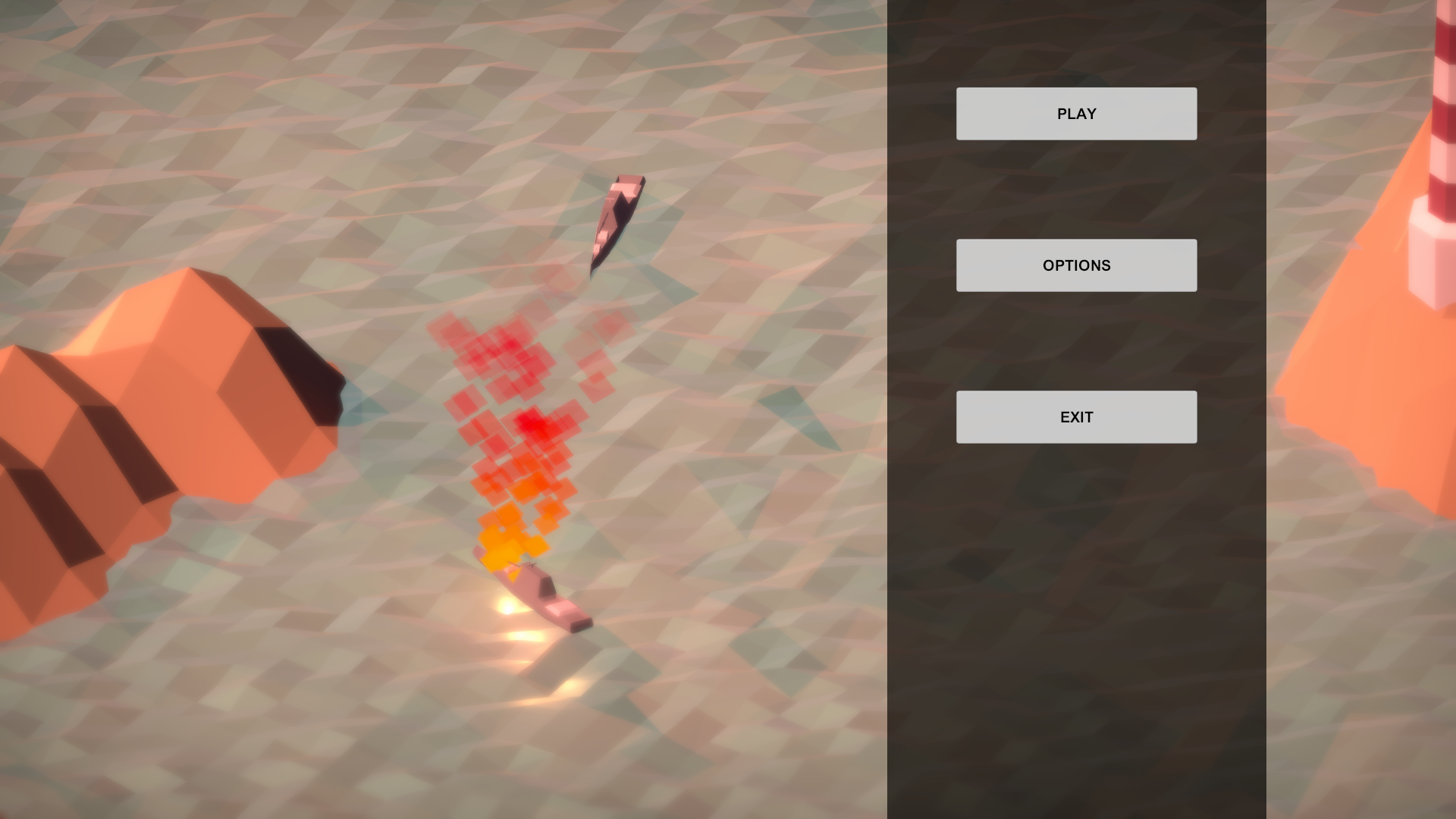 unity3d源码2022低边lowpoly战舰完整版代码/u3d游戏源码/u3d游戏