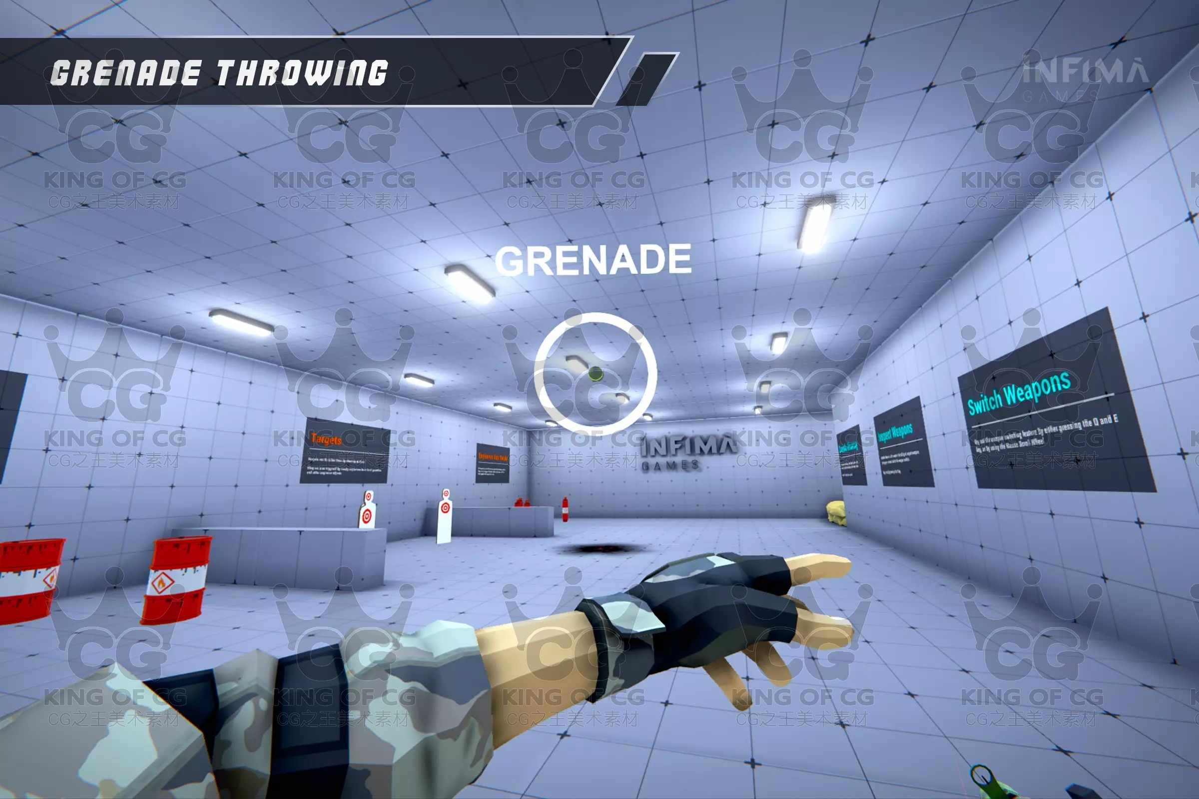 Unity3D卡通射击游戏项目源码Low Poly Shooter Pack V4.3 4.3.0