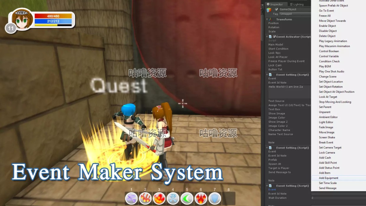 Unity Action-RPG Starter Kit 6.55c 动作ARPG游戏项目源码