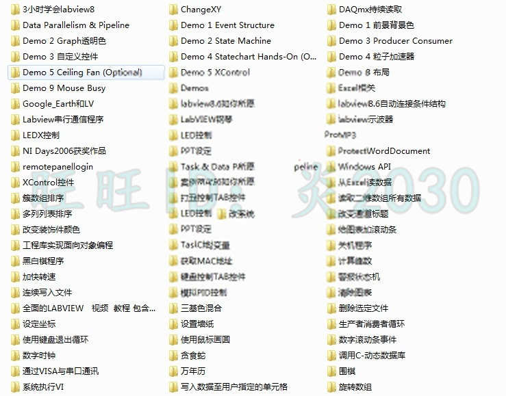 LabVIEW 2018软件 视频教程 编程源码文档资料 上位机入门实战