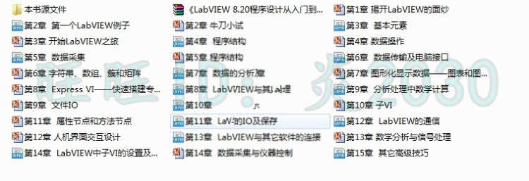 LabVIEW 2018软件 视频教程 编程源码文档资料 上位机入门实战